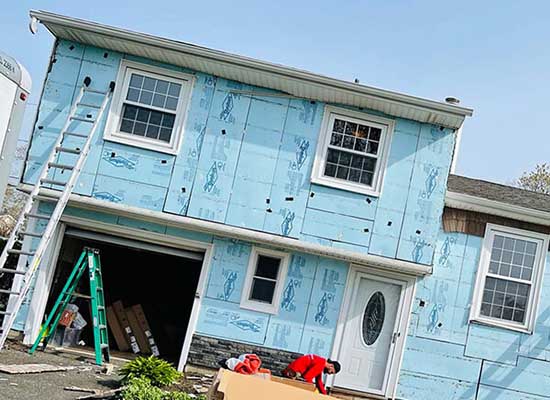 Home Team Construction Siding Project