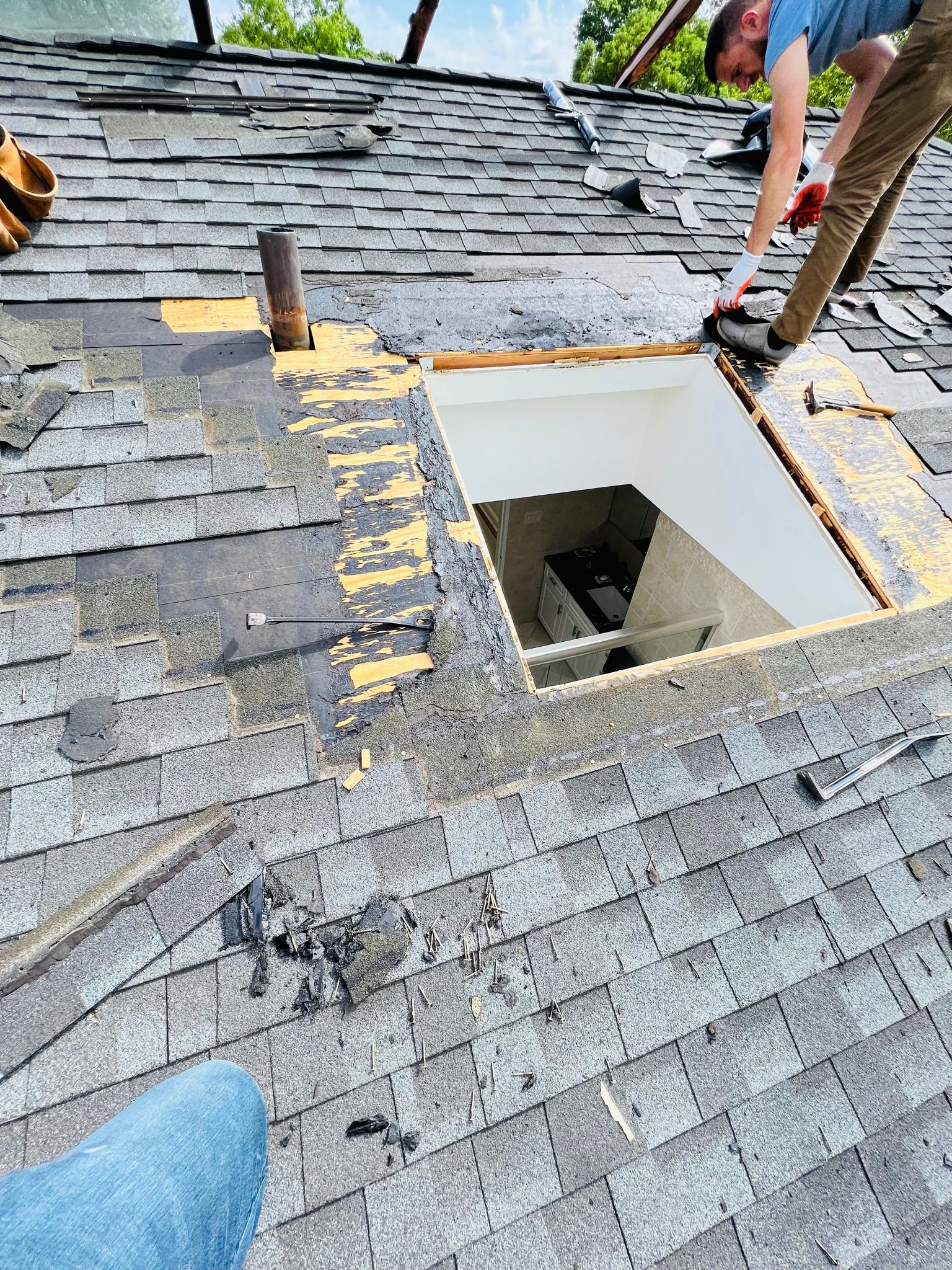 Skylight Replacement and Repair in Mastic, NY step 2